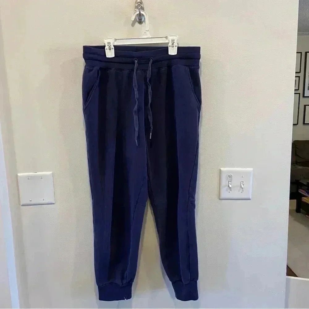 Zella navy blue sweatpants in womens size large joggers athleisure athletic